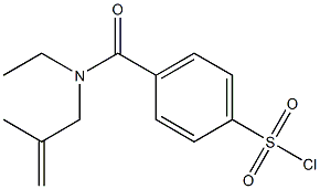 4-{[ethyl(2-methylprop-2-enyl)amino]carbonyl}benzenesulfonyl chloride 구조식 이미지