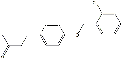 4-{4-[(2-chlorophenyl)methoxy]phenyl}butan-2-one Structure