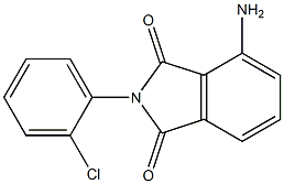 4-amino-2-(2-chlorophenyl)-2,3-dihydro-1H-isoindole-1,3-dione 구조식 이미지