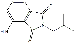 4-amino-2-(2-methylpropyl)-2,3-dihydro-1H-isoindole-1,3-dione 구조식 이미지