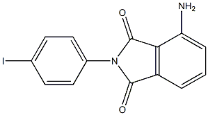 4-amino-2-(4-iodophenyl)-2,3-dihydro-1H-isoindole-1,3-dione 구조식 이미지
