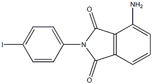 4-amino-2-(4-iodophenyl)-2,3-dihydro-1H-isoindole-1,3-dione Structure