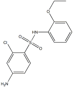 4-amino-2-chloro-N-(2-ethoxyphenyl)benzene-1-sulfonamide Structure