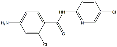 4-amino-2-chloro-N-(5-chloropyridin-2-yl)benzamide 구조식 이미지