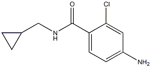 4-amino-2-chloro-N-(cyclopropylmethyl)benzamide 구조식 이미지