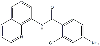 4-amino-2-chloro-N-(quinolin-8-yl)benzamide Structure