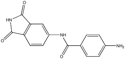 4-amino-N-(1,3-dioxo-2,3-dihydro-1H-isoindol-5-yl)benzamide Structure