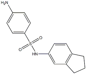 4-amino-N-(2,3-dihydro-1H-inden-5-yl)benzene-1-sulfonamide 구조식 이미지