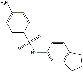 4-amino-N-(2,3-dihydro-1H-inden-5-yl)benzene-1-sulfonamide Structure