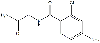 4-amino-N-(2-amino-2-oxoethyl)-2-chlorobenzamide 구조식 이미지