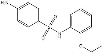 4-amino-N-(2-ethoxyphenyl)benzene-1-sulfonamide 구조식 이미지