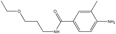 4-amino-N-(3-ethoxypropyl)-3-methylbenzamide 구조식 이미지