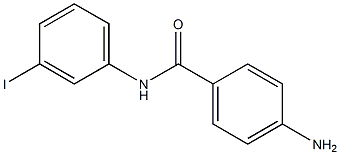 4-amino-N-(3-iodophenyl)benzamide 구조식 이미지