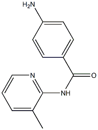 4-amino-N-(3-methylpyridin-2-yl)benzamide Structure