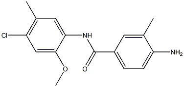 4-amino-N-(4-chloro-2-methoxy-5-methylphenyl)-3-methylbenzamide Structure