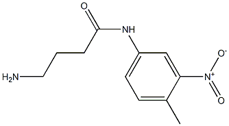 4-amino-N-(4-methyl-3-nitrophenyl)butanamide 구조식 이미지