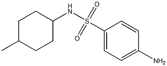 4-amino-N-(4-methylcyclohexyl)benzenesulfonamide 구조식 이미지