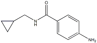 4-amino-N-(cyclopropylmethyl)benzamide Structure