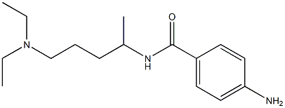 4-amino-N-[5-(diethylamino)pentan-2-yl]benzamide 구조식 이미지