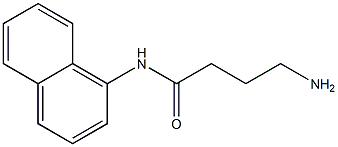 4-amino-N-1-naphthylbutanamide 구조식 이미지