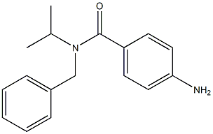 4-amino-N-benzyl-N-(propan-2-yl)benzamide 구조식 이미지