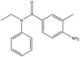 4-amino-N-ethyl-3-methyl-N-phenylbenzamide 구조식 이미지