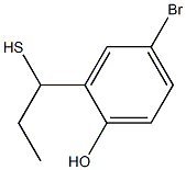 4-bromo-2-(1-sulfanylpropyl)phenol Structure