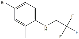 4-bromo-2-methyl-N-(2,2,2-trifluoroethyl)aniline Structure