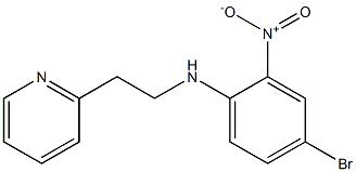 4-bromo-2-nitro-N-[2-(pyridin-2-yl)ethyl]aniline Structure