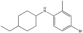 4-bromo-N-(4-ethylcyclohexyl)-2-methylaniline Structure