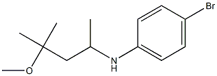 4-bromo-N-(4-methoxy-4-methylpentan-2-yl)aniline 구조식 이미지