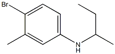 4-bromo-N-(butan-2-yl)-3-methylaniline 구조식 이미지
