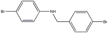 4-bromo-N-[(4-bromophenyl)methyl]aniline 구조식 이미지