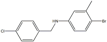 4-bromo-N-[(4-chlorophenyl)methyl]-3-methylaniline Structure