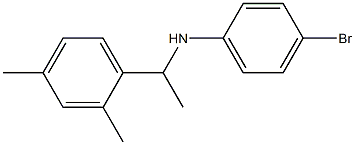 4-bromo-N-[1-(2,4-dimethylphenyl)ethyl]aniline 구조식 이미지