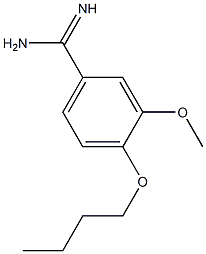 4-butoxy-3-methoxybenzenecarboximidamide 구조식 이미지