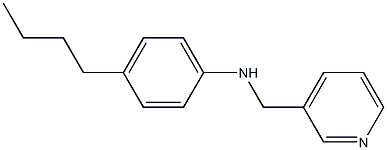 4-butyl-N-(pyridin-3-ylmethyl)aniline Structure