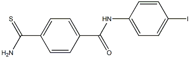 4-carbamothioyl-N-(4-iodophenyl)benzamide Structure