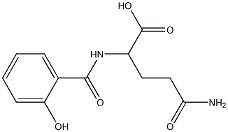 4-carbamoyl-2-[(2-hydroxyphenyl)formamido]butanoic acid 구조식 이미지
