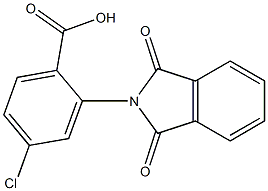 4-chloro-2-(1,3-dioxo-2,3-dihydro-1H-isoindol-2-yl)benzoic acid Structure