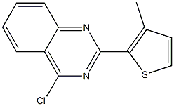 4-chloro-2-(3-methylthiophen-2-yl)quinazoline 구조식 이미지