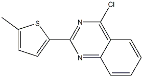 4-chloro-2-(5-methylthiophen-2-yl)quinazoline Structure