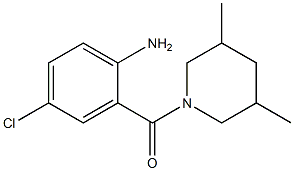 4-chloro-2-[(3,5-dimethylpiperidin-1-yl)carbonyl]aniline Structure