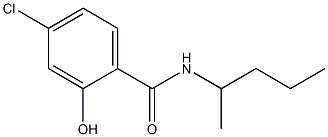 4-chloro-2-hydroxy-N-(pentan-2-yl)benzamide 구조식 이미지