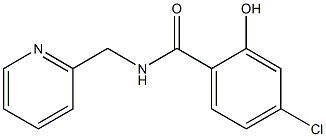 4-chloro-2-hydroxy-N-(pyridin-2-ylmethyl)benzamide Structure