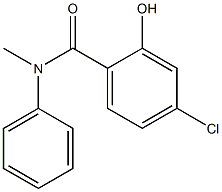 4-chloro-2-hydroxy-N-methyl-N-phenylbenzamide Structure