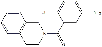 4-chloro-3-(3,4-dihydroisoquinolin-2(1H)-ylcarbonyl)aniline Structure