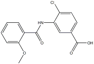 4-chloro-3-[(2-methoxybenzene)amido]benzoic acid Structure
