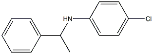 4-chloro-N-(1-phenylethyl)aniline Structure