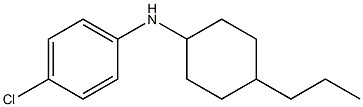 4-chloro-N-(4-propylcyclohexyl)aniline 구조식 이미지